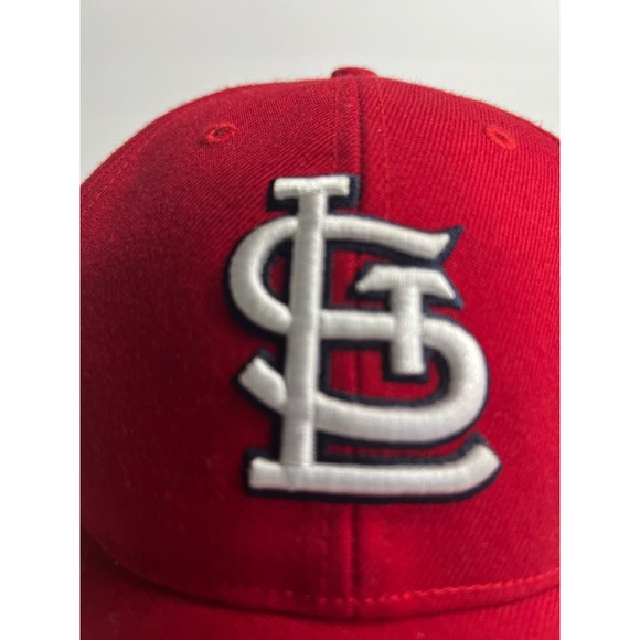 St. Louis Cardinals Hat Cap Red Autographed One Size - Picture 2 of 11